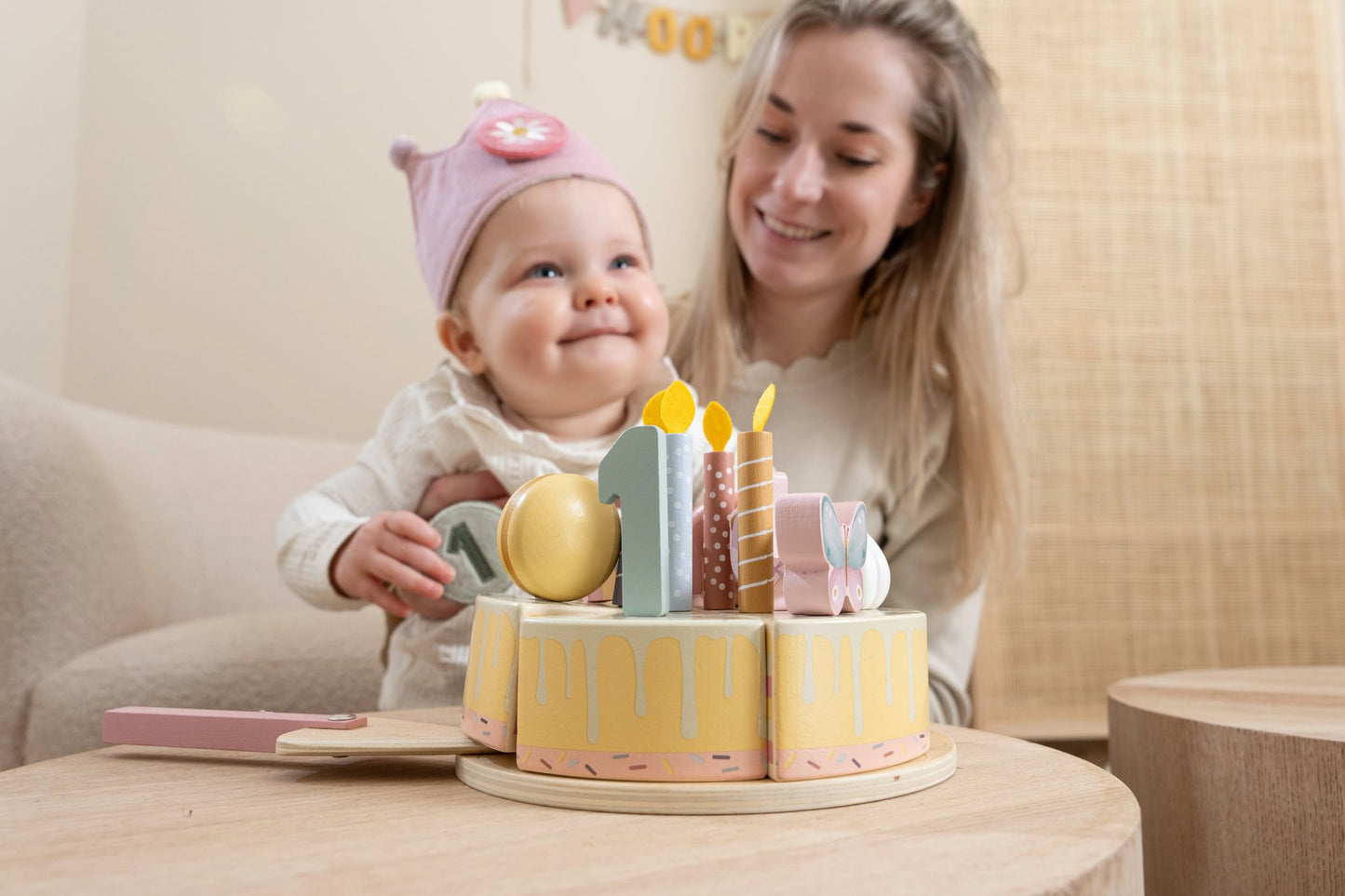Little Dutch Birthday Crown With Numbers- Pink