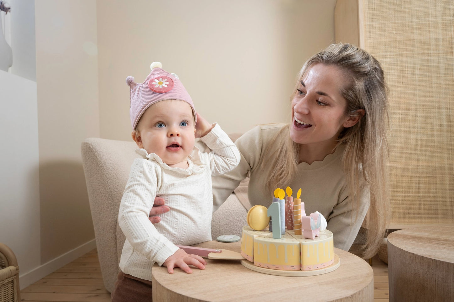 Little Dutch Birthday Crown With Numbers- Pink