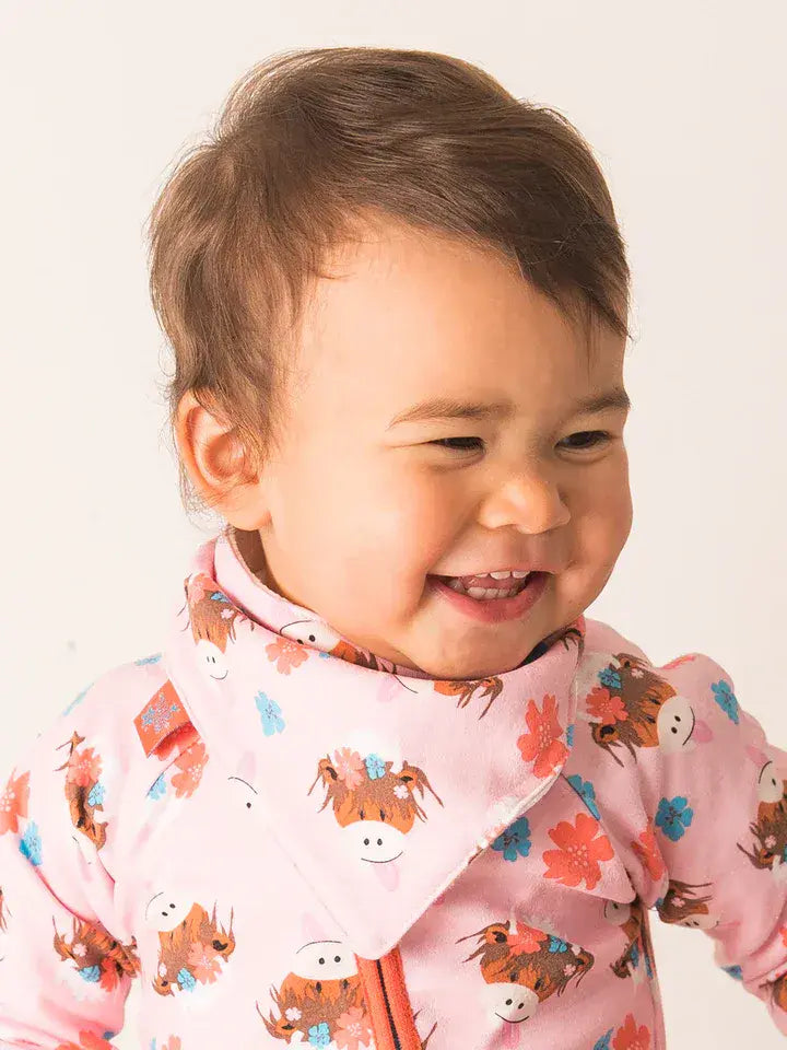 Blade & Rose Bonnie Highland Cow Bib