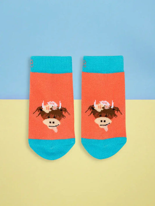Blade & Rose Bonnie The Highland Cow Socks