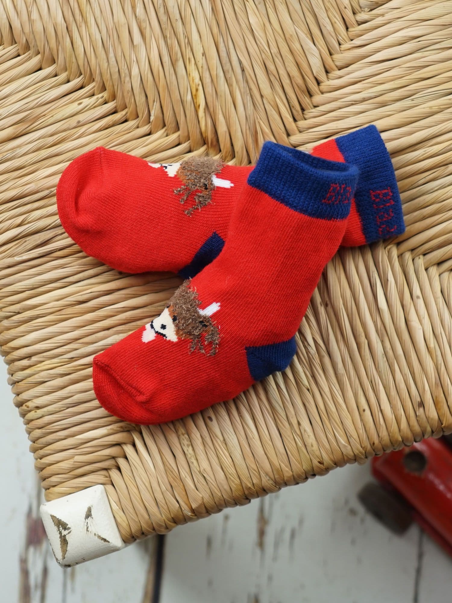 Blade & Rose Highland Cow Socks