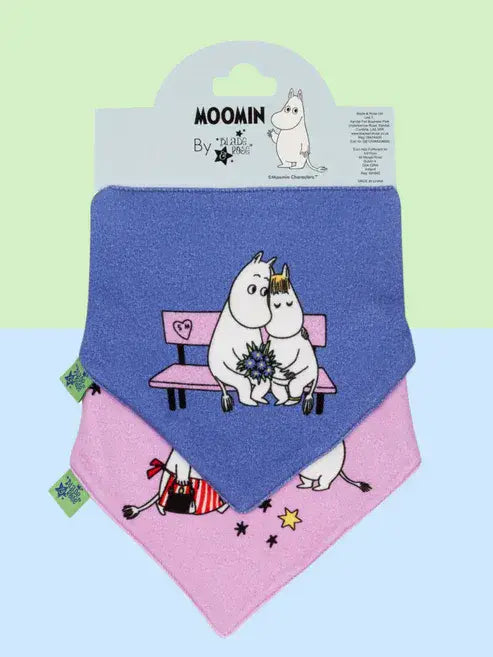 Blade & Rose Moomin Love Forever Organic Bib 2 Pack