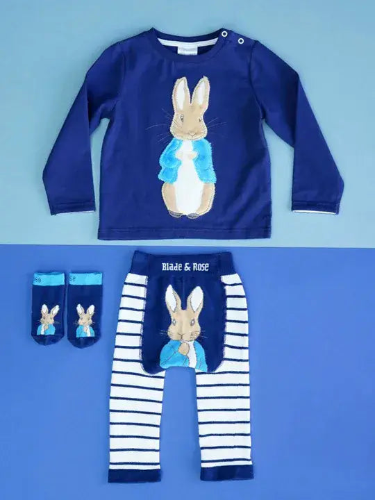 Blade & Rose Peter Rabbit Navy Striped Leggings