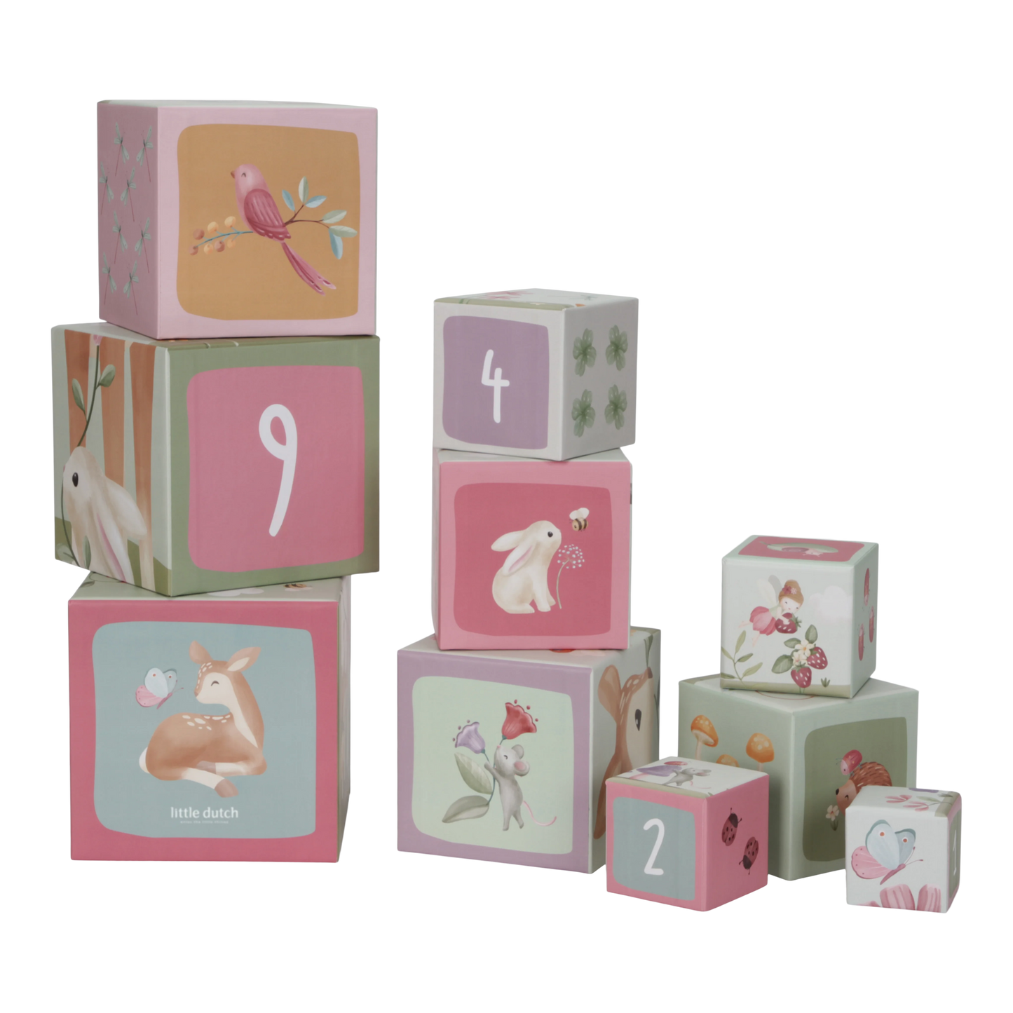 Little Dutch Building Blocks Cardboard- Fairy Garden