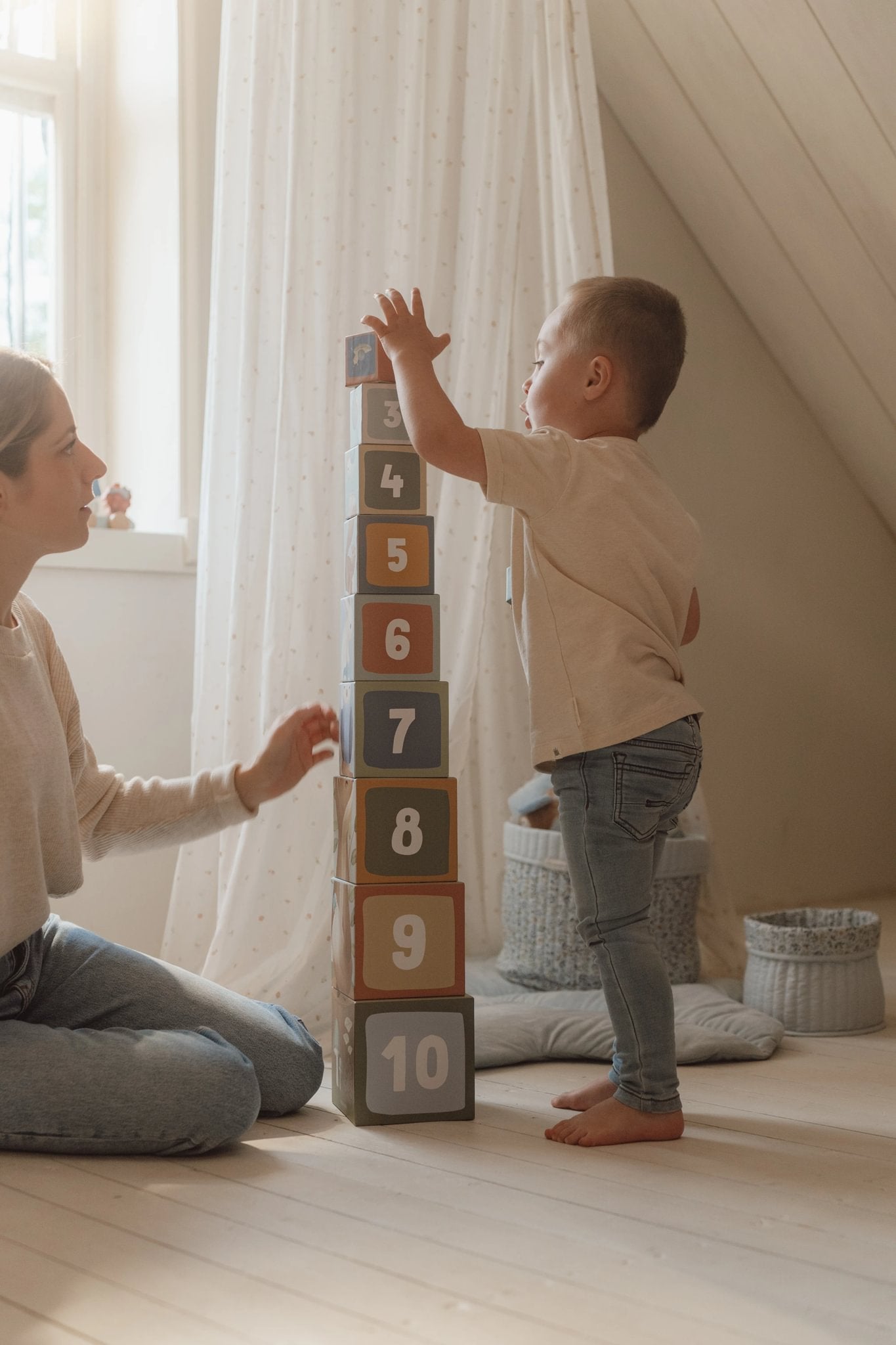 Little Dutch Building Blocks cardboard- Forest Friends