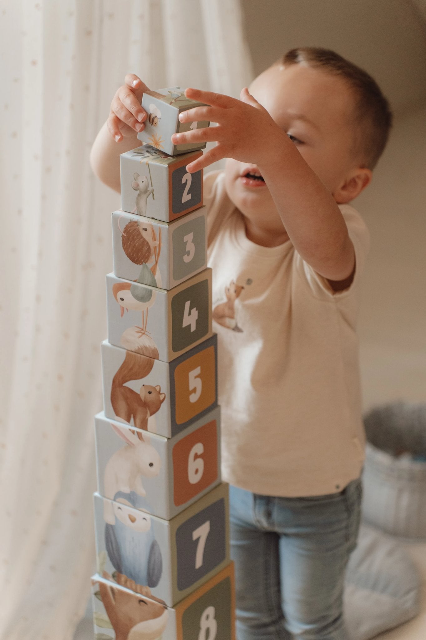 Little Dutch Building Blocks cardboard- Forest Friends