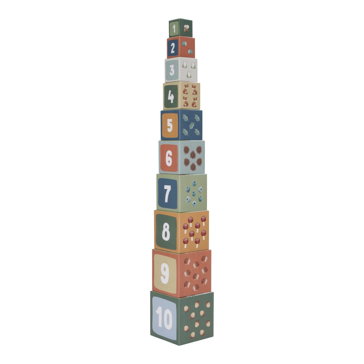 Little Dutch Building Blocks cardboard- Forest Friends