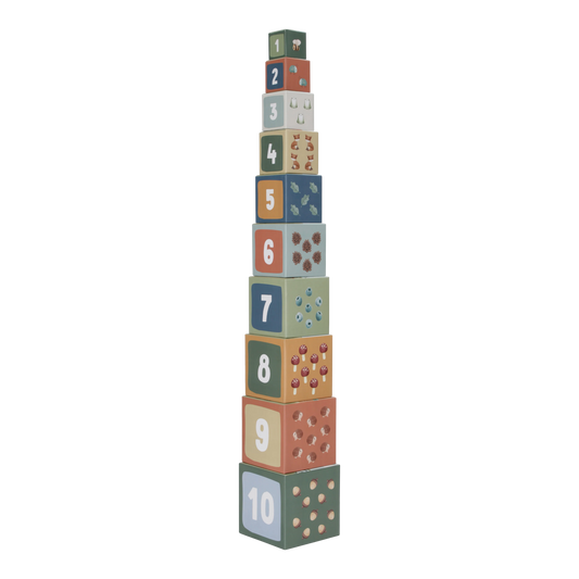 Little Dutch Building Blocks cardboard- Forest Friends