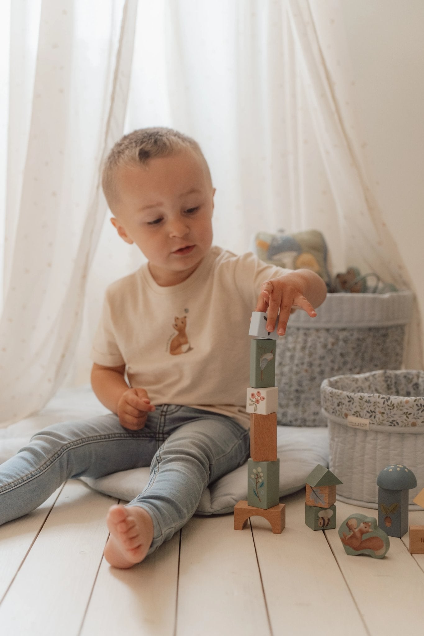 Little Dutch Building Blocks- Forest Friends