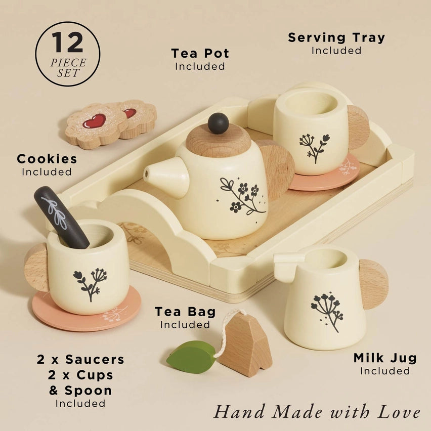 Le Toy Van Wooden Tea Set & Tray