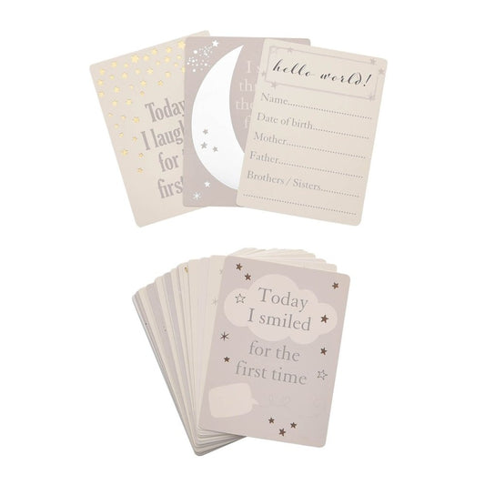 Bambino Little Star Baby Milestone Cards (30 cards)
