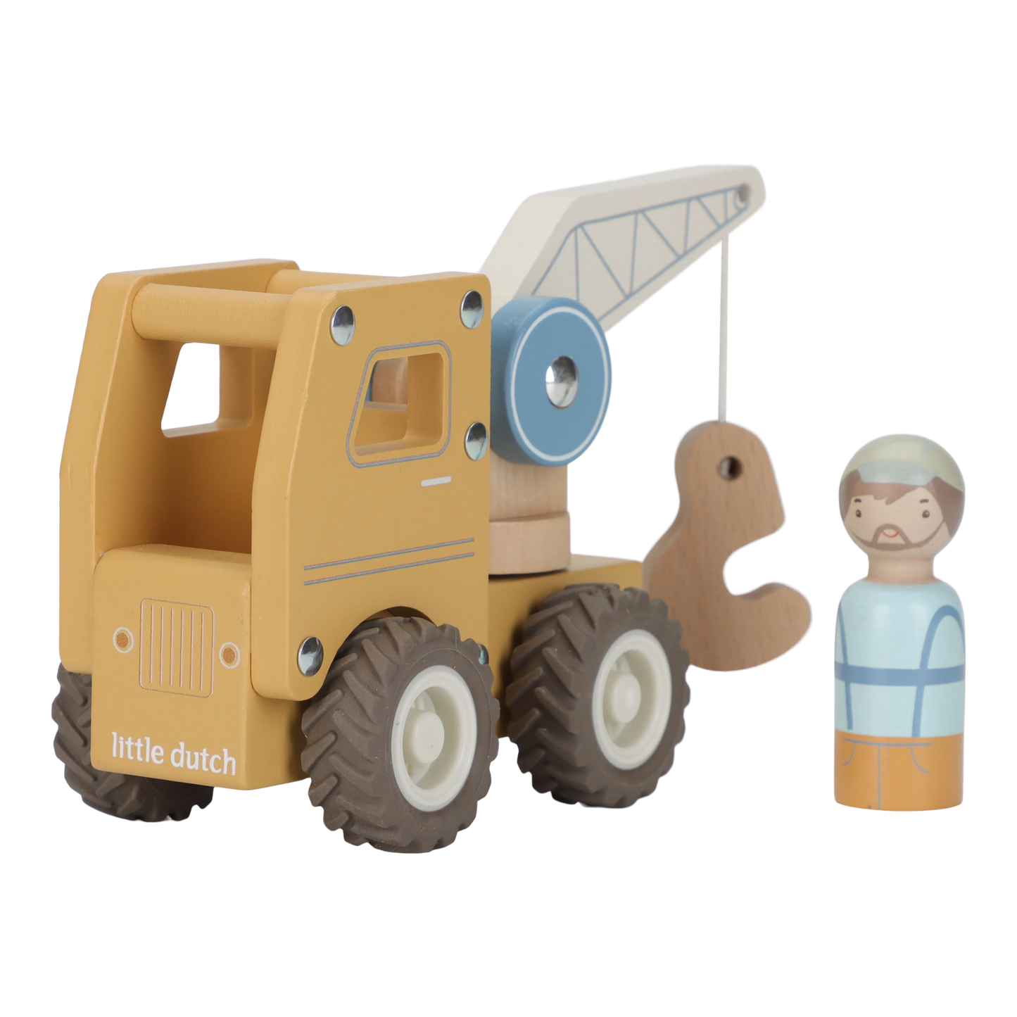 Little Dutch Wooden Crane With Pegdoll