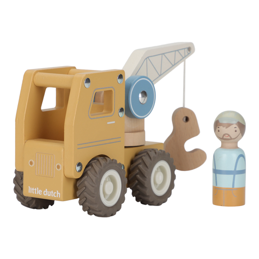 Little Dutch Wooden Crane With Pegdoll