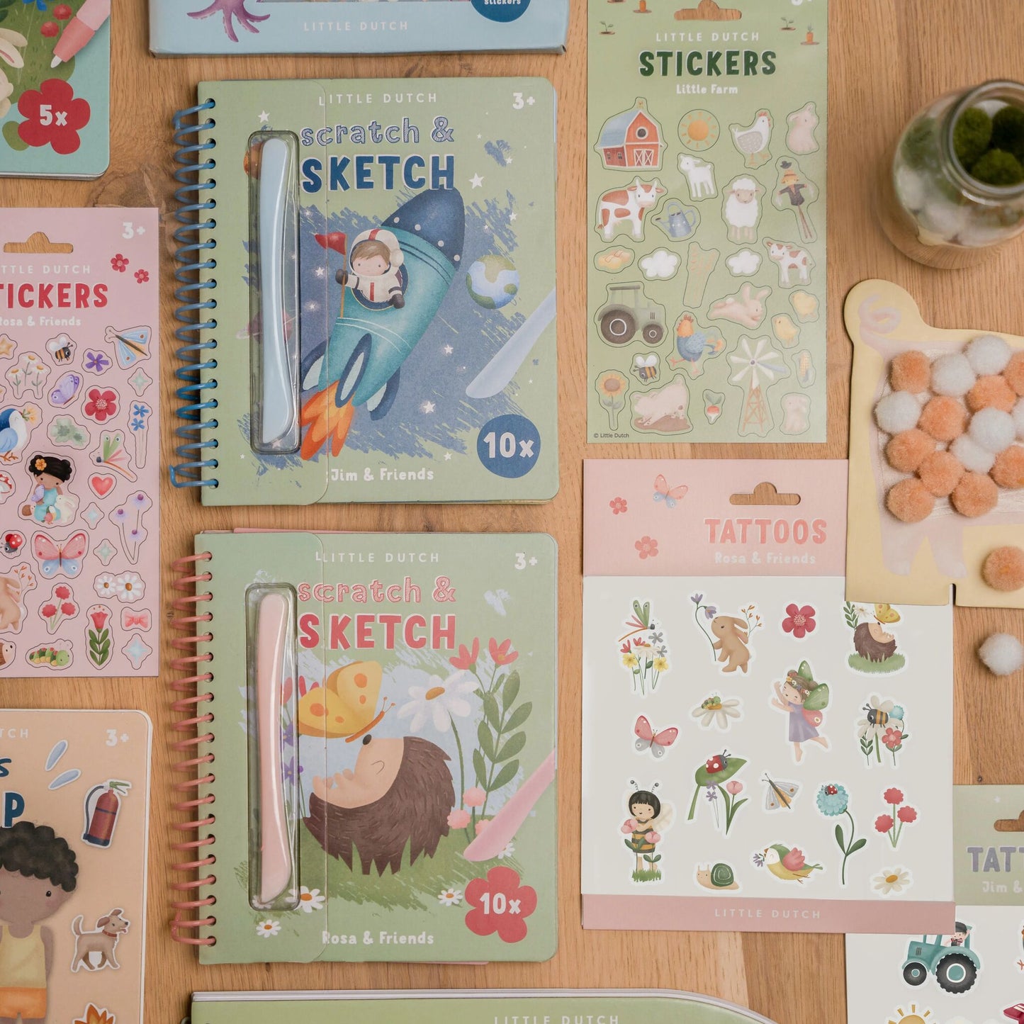 Little Dutch Scratchbook- Jim & Friends