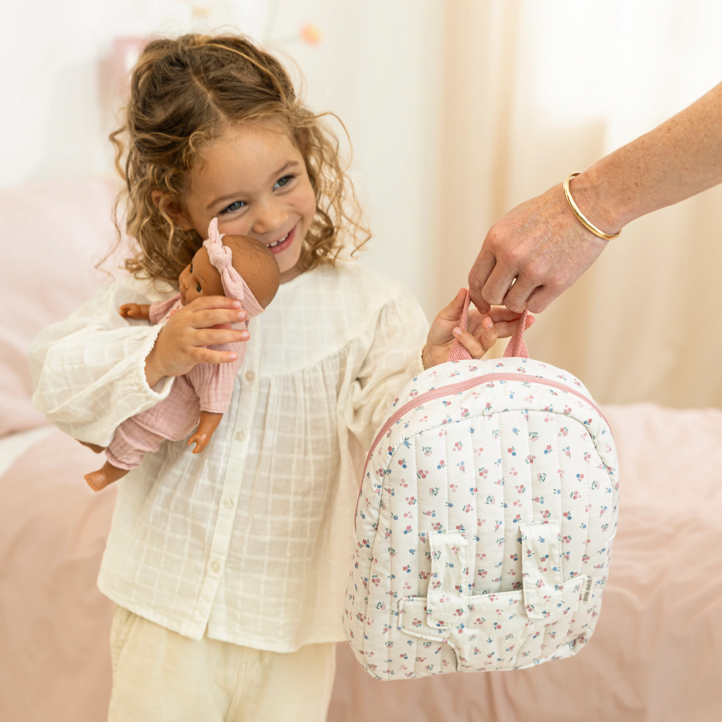 Little Dutch Doll Carrier Backpack- Pink