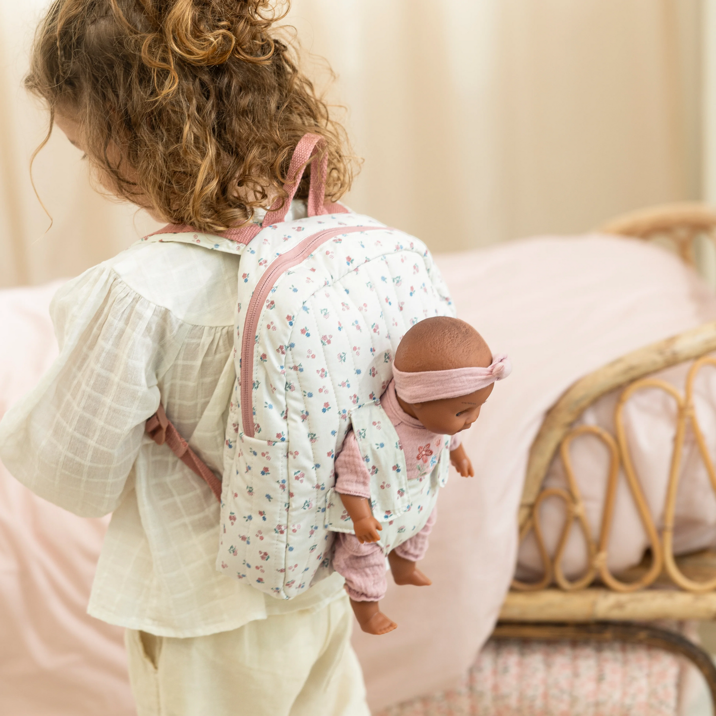 Little Dutch Doll Carrier Backpack- Pink