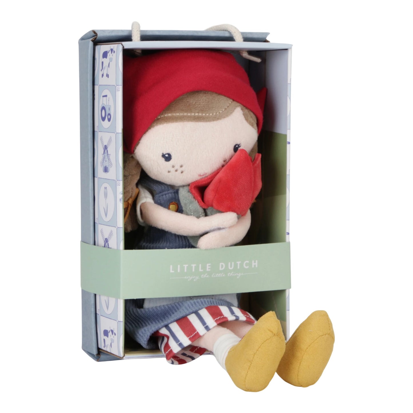 Little Dutch Cuddle Doll- Farmer Rosa 35cm