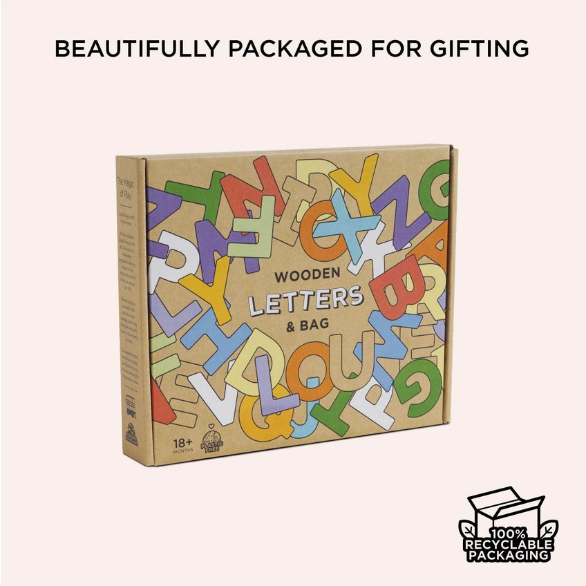 Le Toy Van Wooden Alphabet Set & Bag
