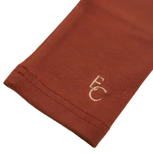Eleanor Charles Organic Cotton Leggings Rust