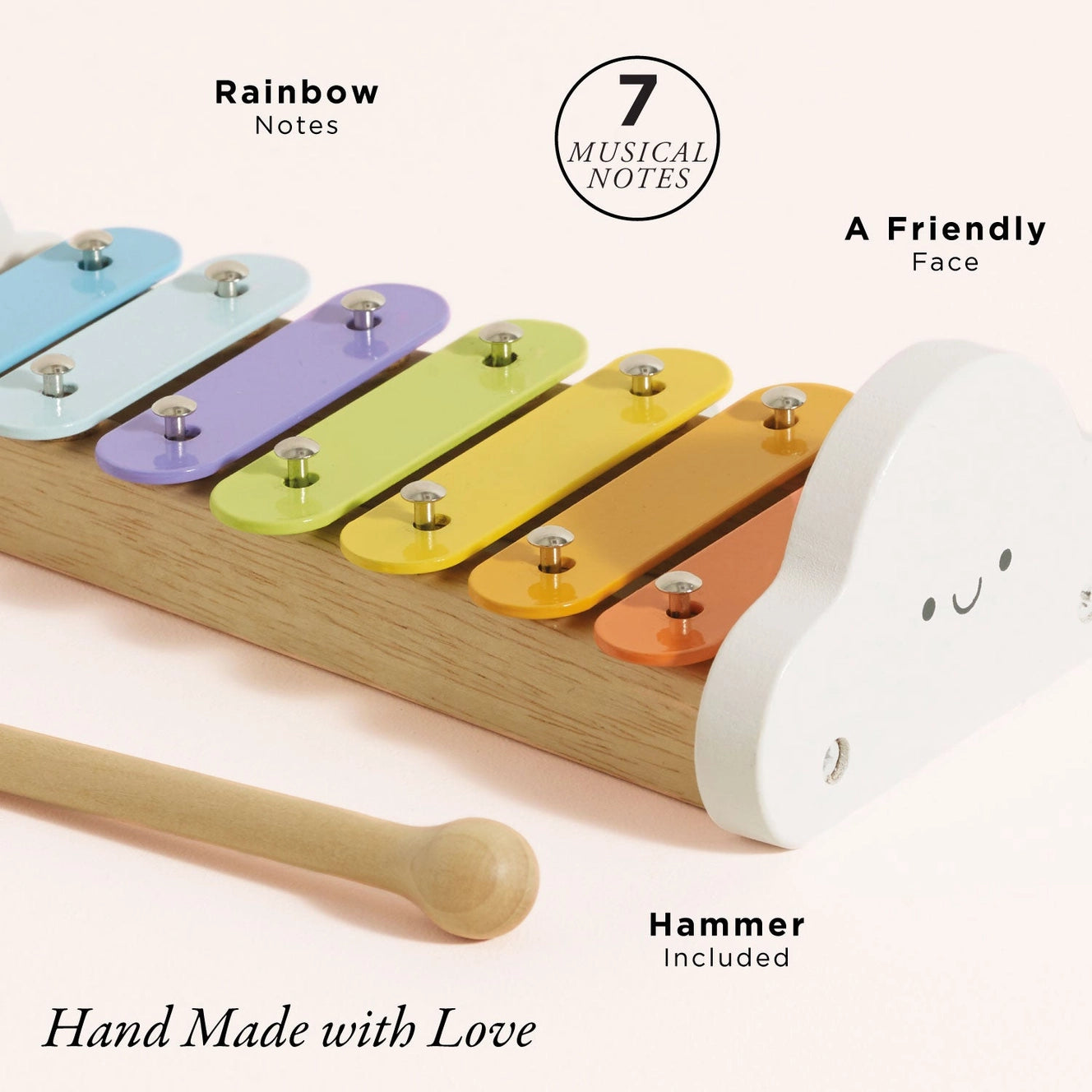 Le Toy Van- Rainbow Wooden Xylophone