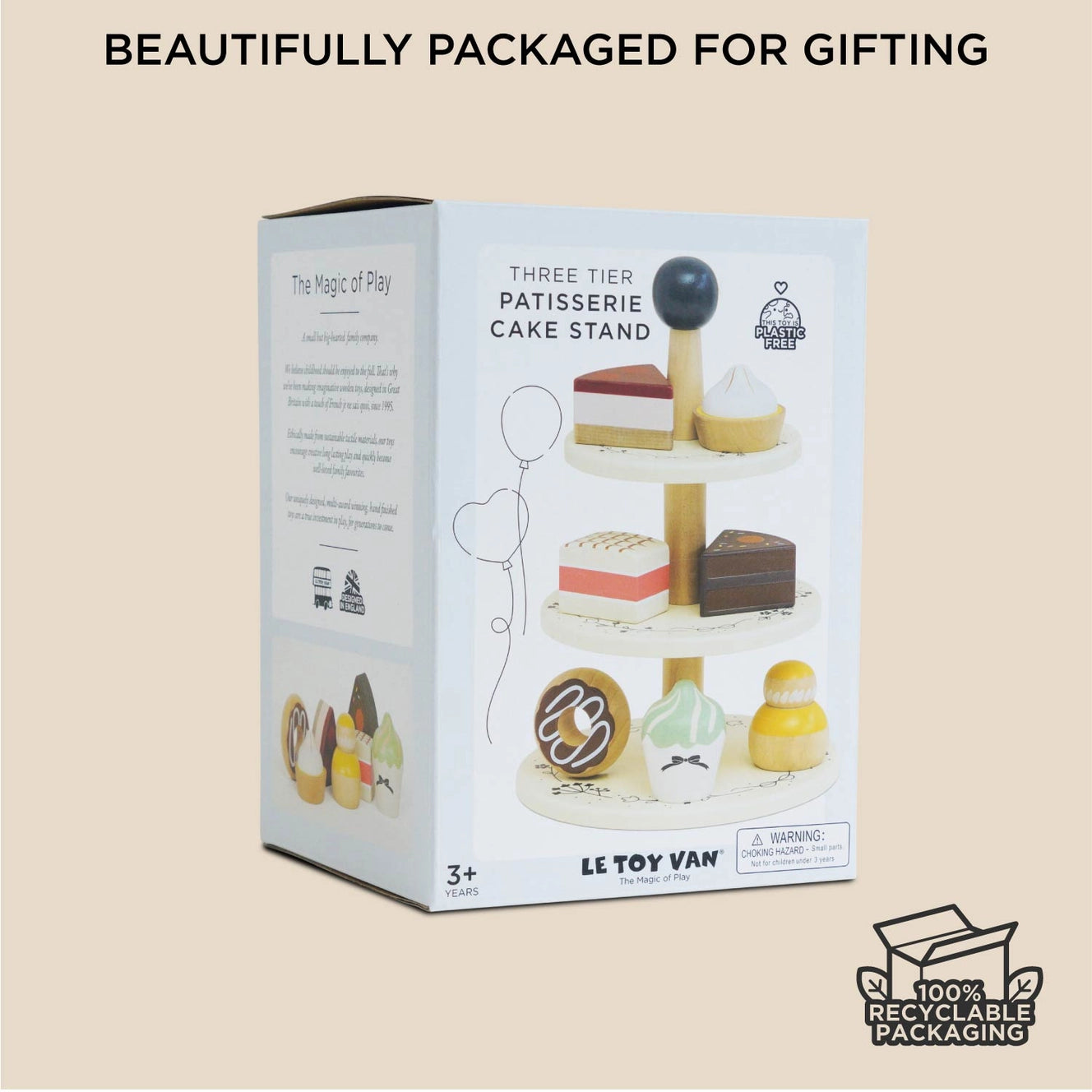 Le Toy Van- 3 Tier Cake Stand