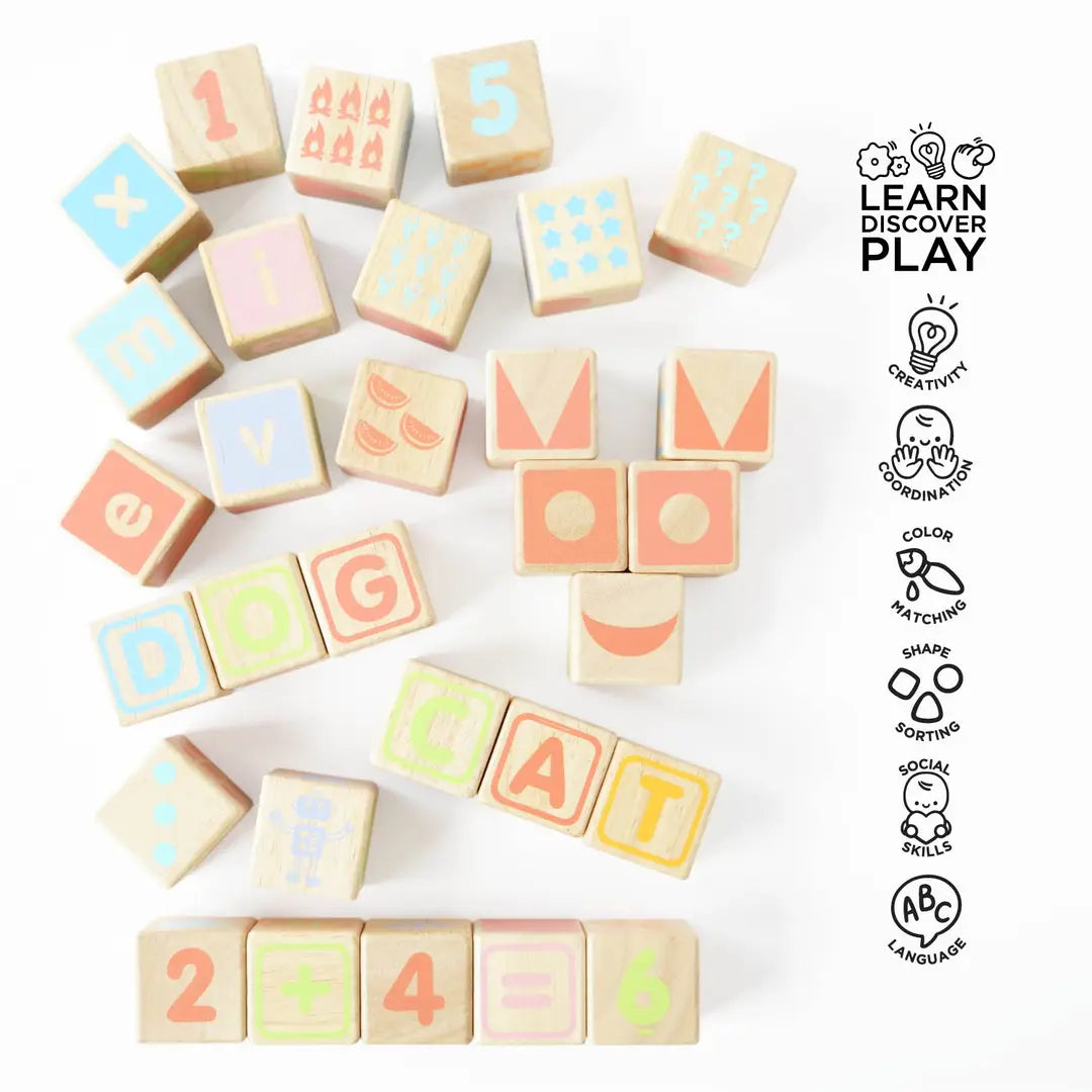 Le Toy Van ABC Wooden Learning Blocks