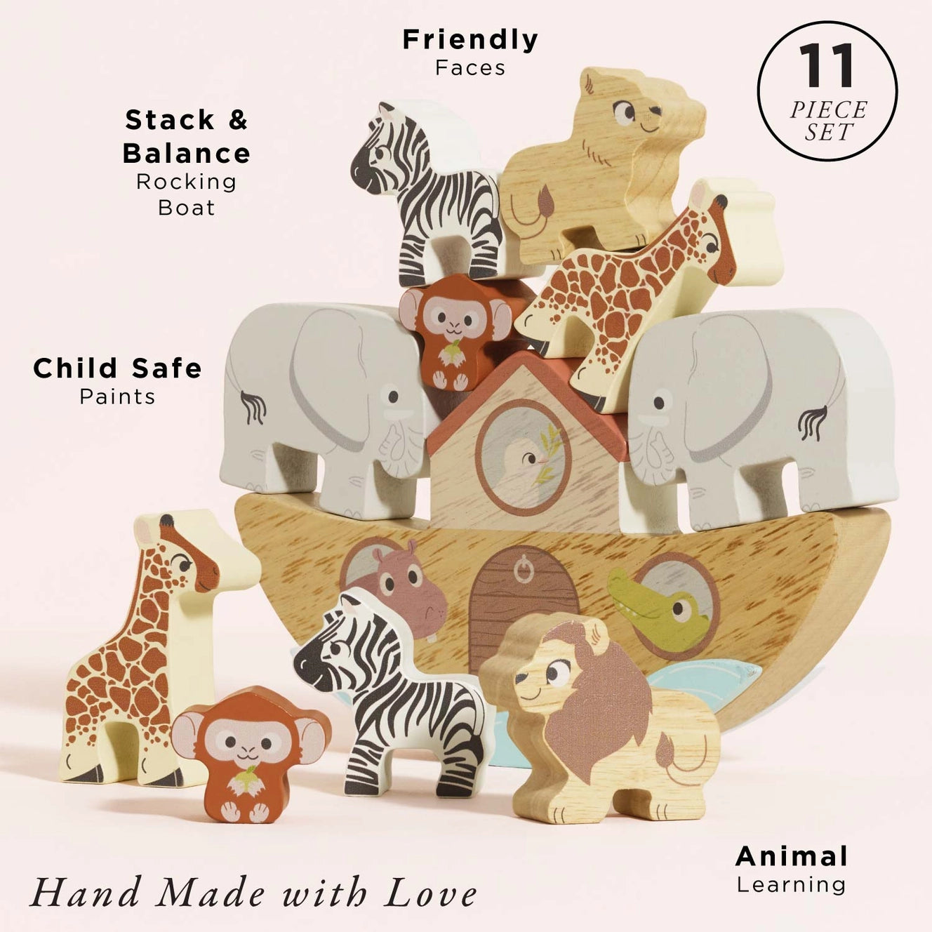 Le Toy Van- Noah's Balancing Ark Animal Stacker