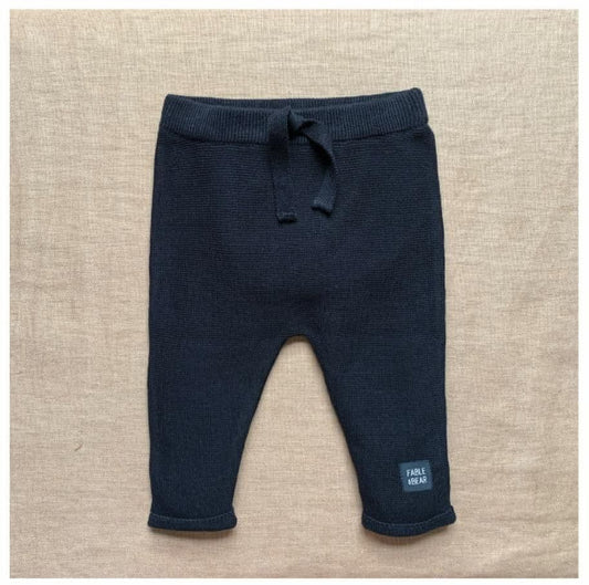Fable & Bear Knit Jogger Black
