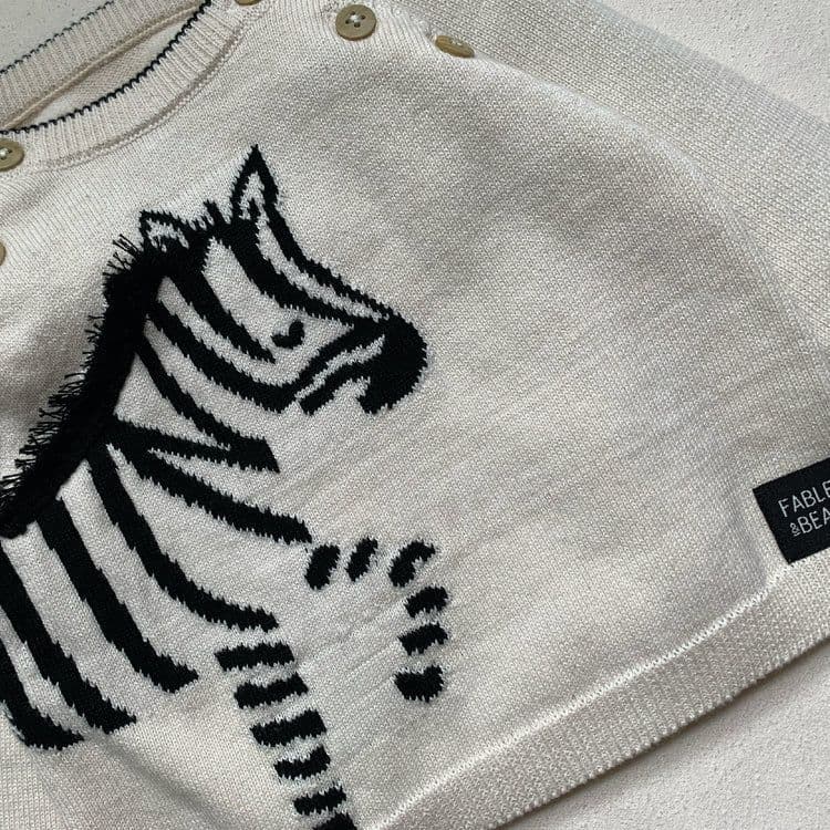 Fable & Bear Lucky Zebra Jumper