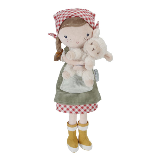 Little Dutch Cuddle Doll - Farmer Rosa With Sheep 35cm