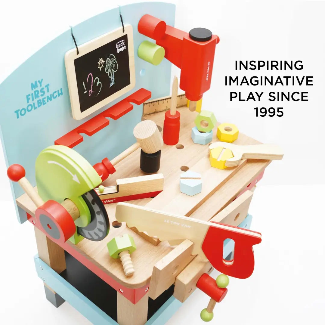 Le Toy Van Wooden Tool Bench With Accessories