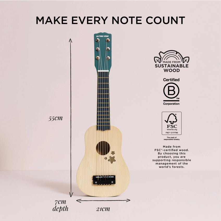 Le Toy Van Wooden Guitar Toy Instrument