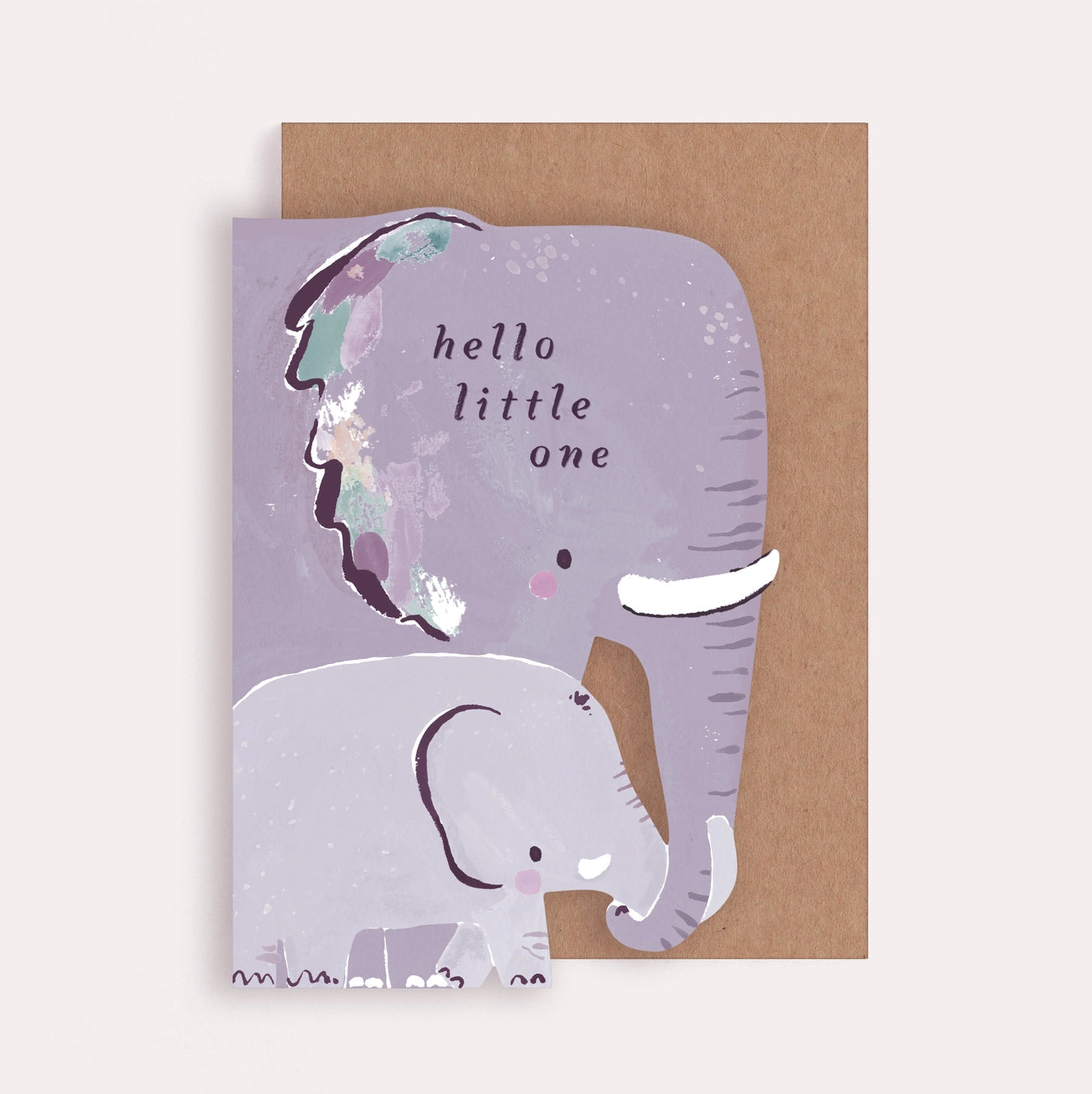 Sister Paper Co. Elephant New Baby Card