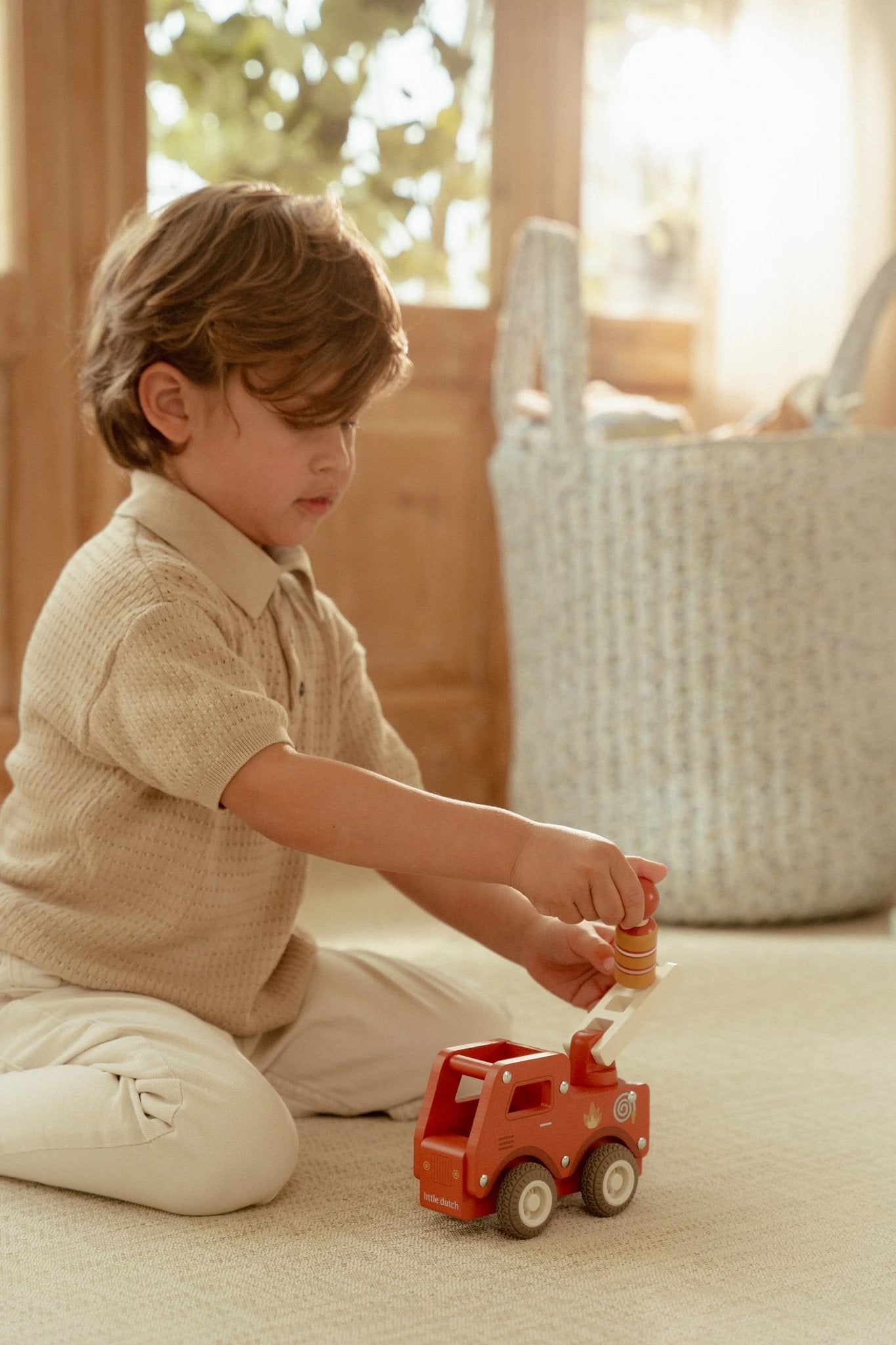 Little Dutch Fire Truck With Pegdoll