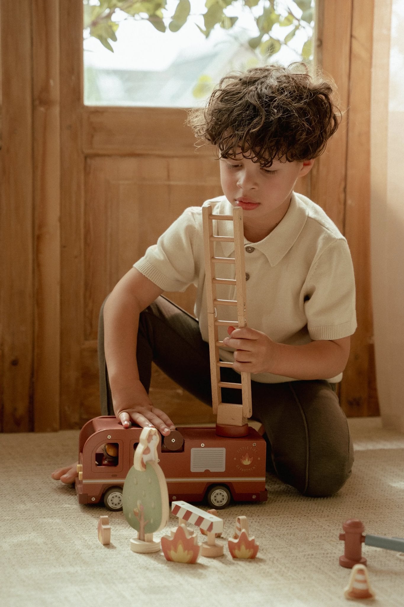 Little Dutch Fire Truck Set