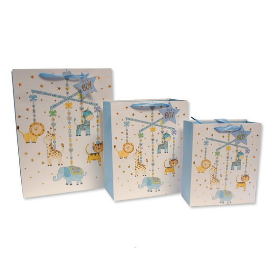Snuggle Baby Blue Jungle Friends Gift Bag