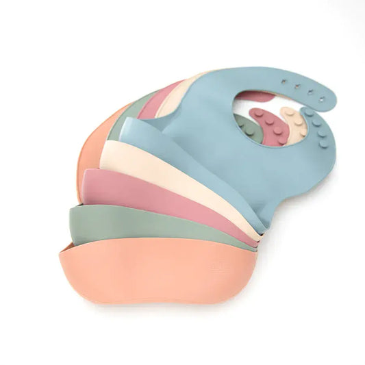 Green Island Silicone Baby Bibs Pack Of 2
