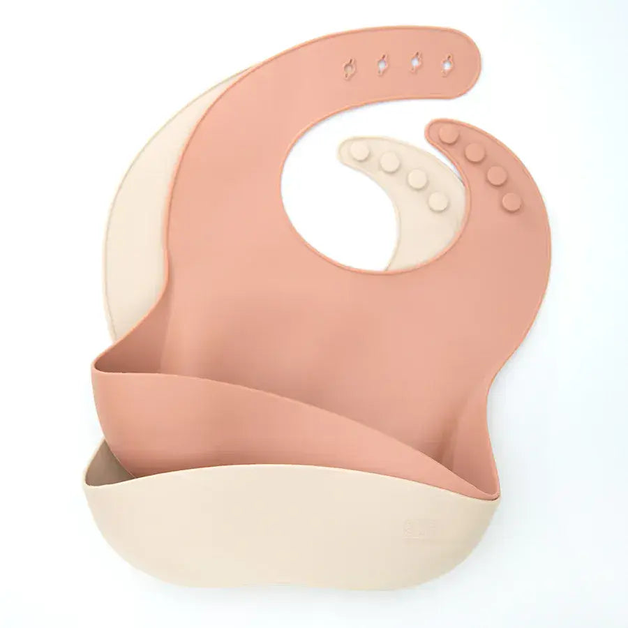Green Island Silicone Baby Bibs Pack Of 2