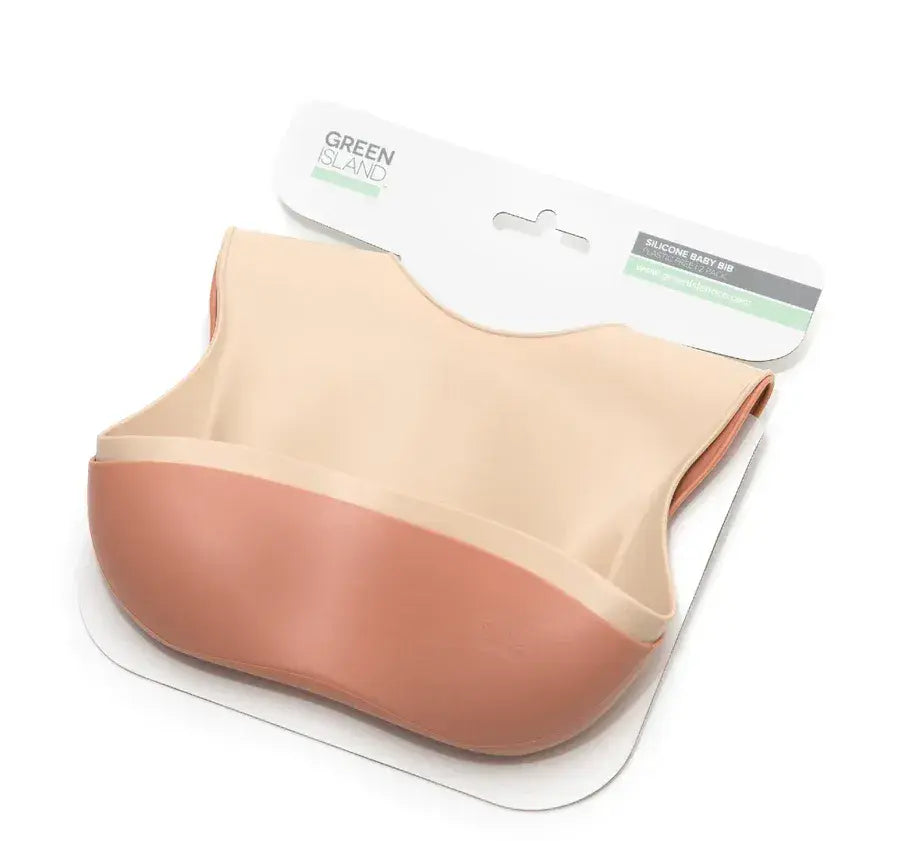Green Island Silicone Baby Bibs Pack Of 2