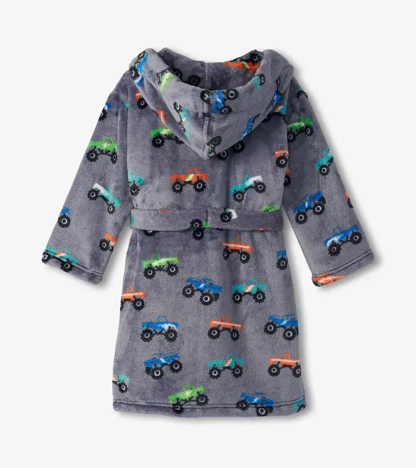 Hatley Boys Monster Truck Fleece Robe