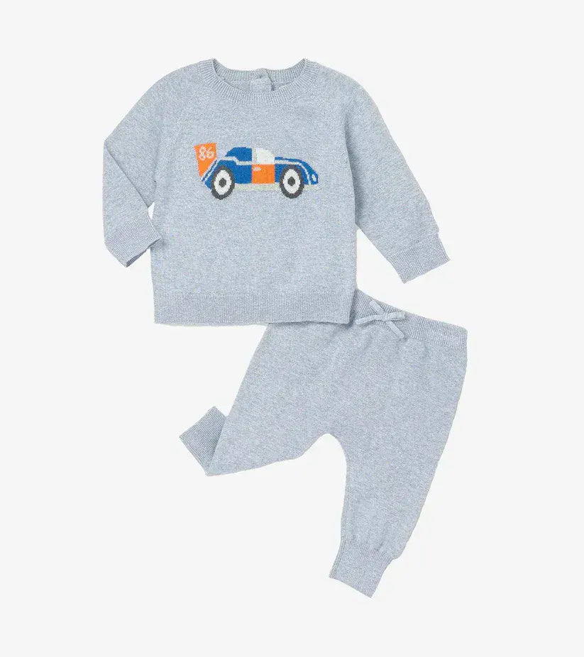 Hatley Little Racer Sweater & Jogger Set