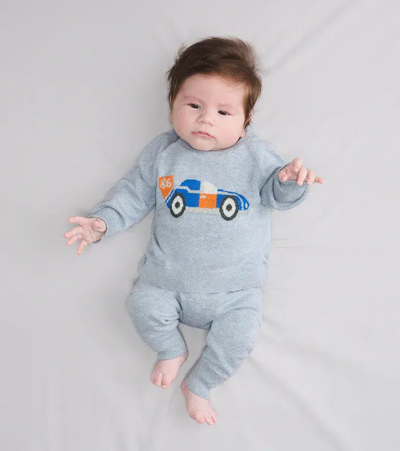 Hatley Little Racer Sweater & Jogger Set