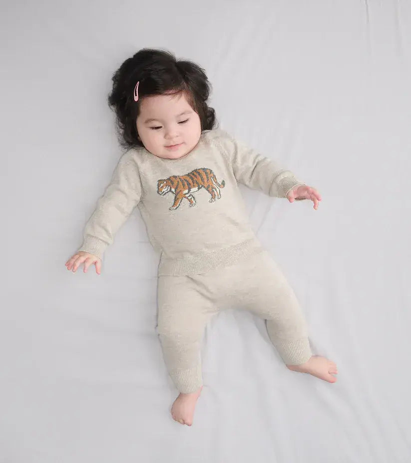 Hatley Little Tiger Sweater & Jogger Set