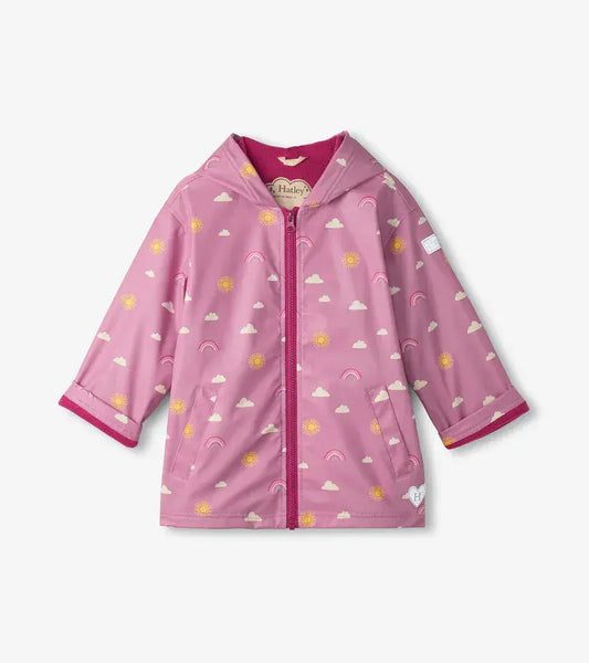 Hatley Sun Charms Zip-Up Rain Jacket