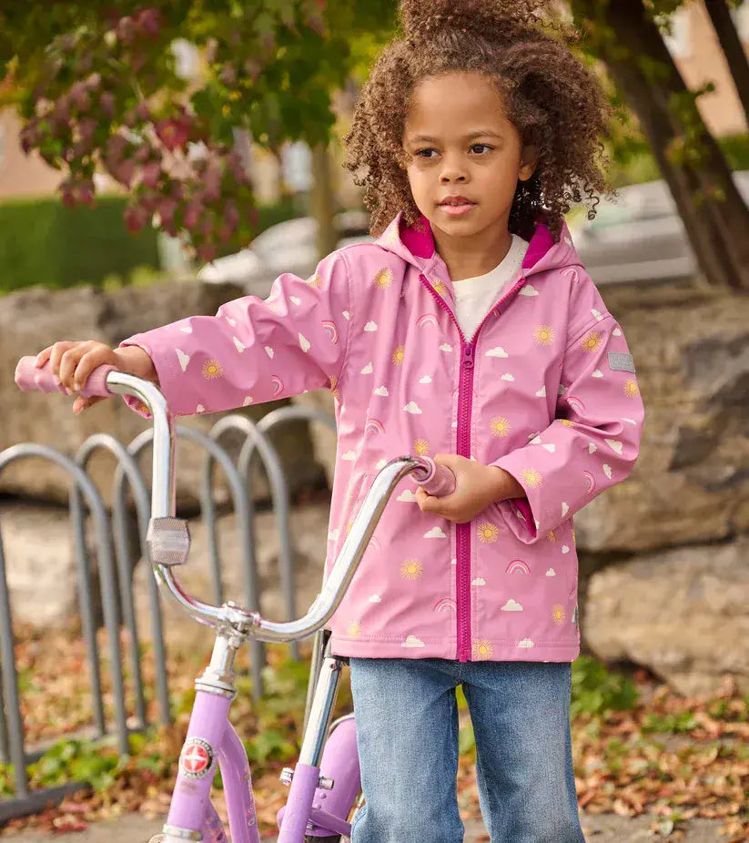 Hatley Sun Charms Zip-Up Rain Jacket