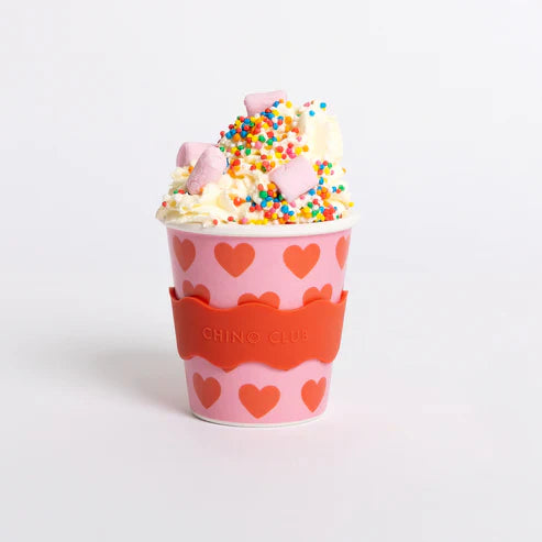 Chino Cup Hearts 4oz Babychino Cup