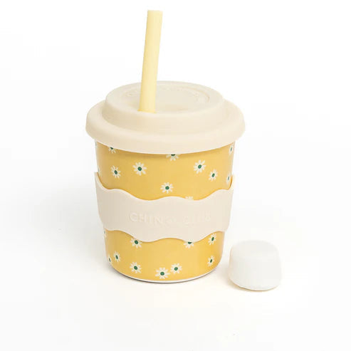 Chino Club Yellow Daisy Babychino Cup 8oz