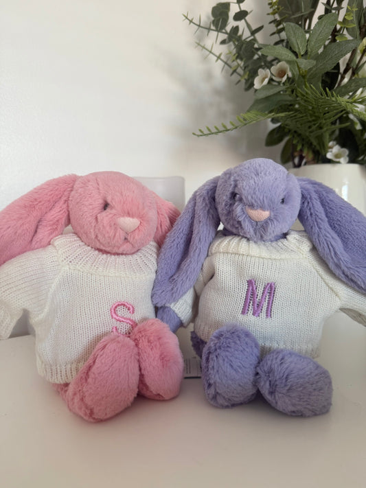 Personalised Cream Teddy Jumper