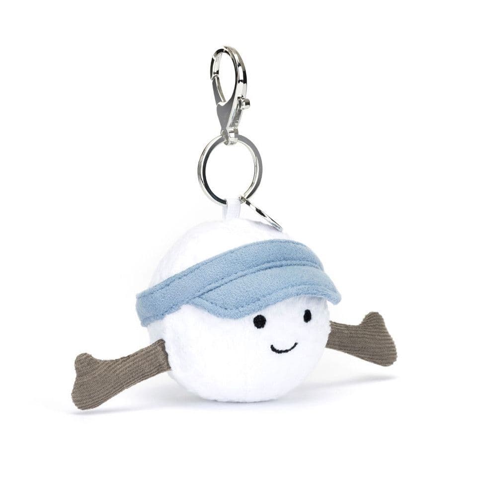 Jellycat Amuseables Sports Golf Ball Bag Charm