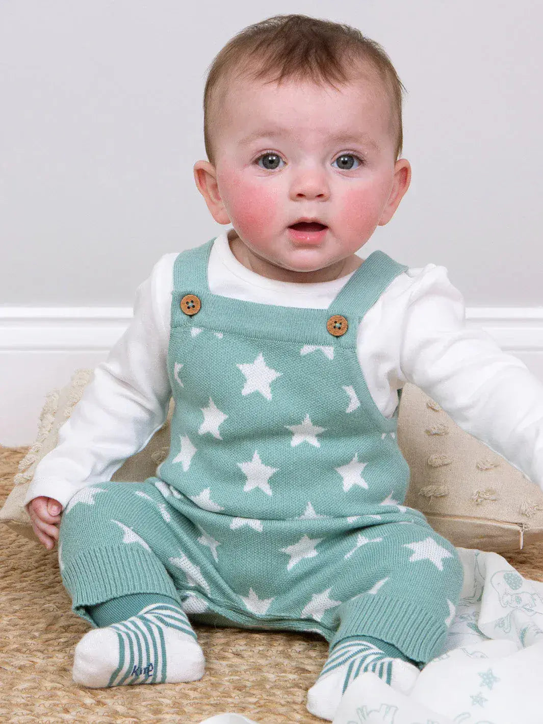 Kite Star Knit Dungarees
